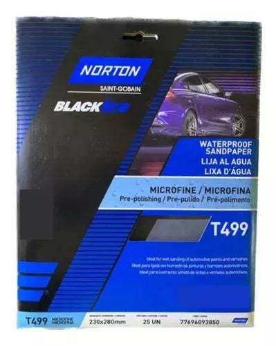 Lixa D'Água Norton T 401 - Grão 2000(230mm x 280mm)