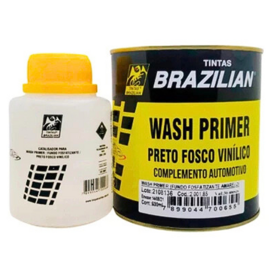 PRETO FOSCO VINILICO BRAZILIAN + CATALISADOR WAS PRIMER/ PTO VINIL BRAZILIAN