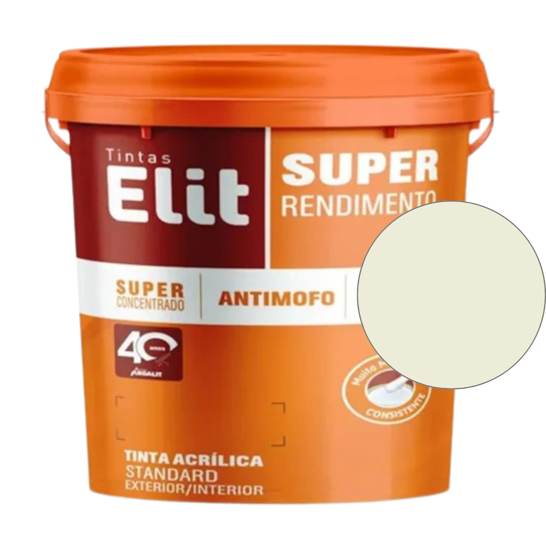 Tinta Acrílica Elit Super Rendimento Fosco 18L e  3,6L