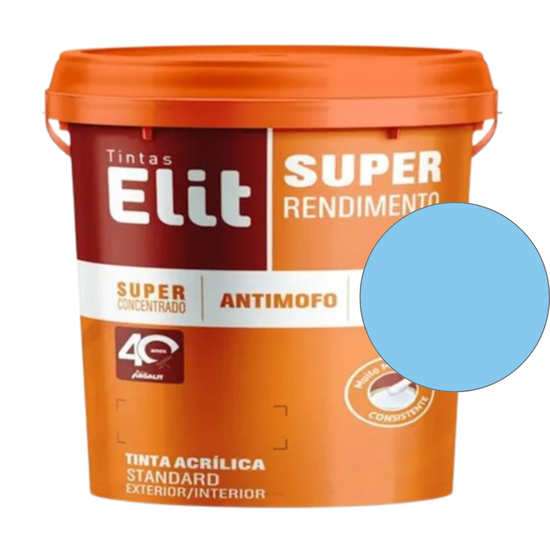 Tinta Acrílica Elit Super Rendimento Fosco 18L e  3,6L