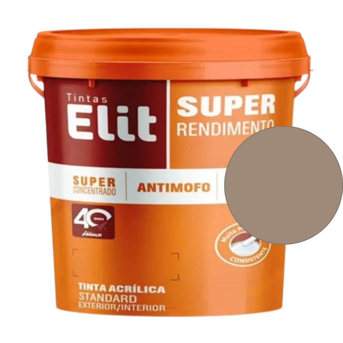 Tinta Acrílica Elit Super Rendimento Fosco 18L e  3,6L