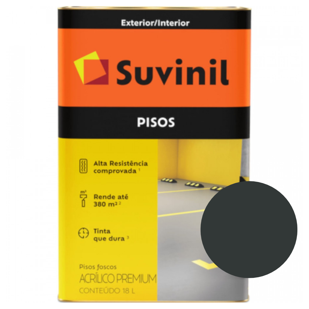 Suvinil Tinta para Pisos 18L - Resistência e Durabilidade para Seus Pisos