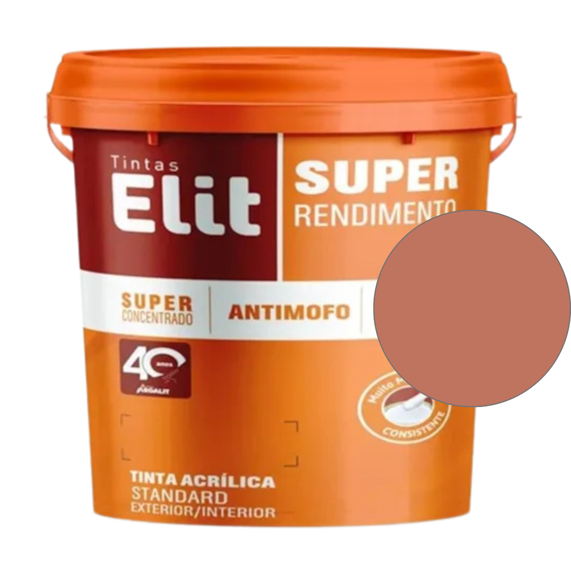 Tinta Acrílica Elit Super Rendimento Fosco 18L e  3,6L