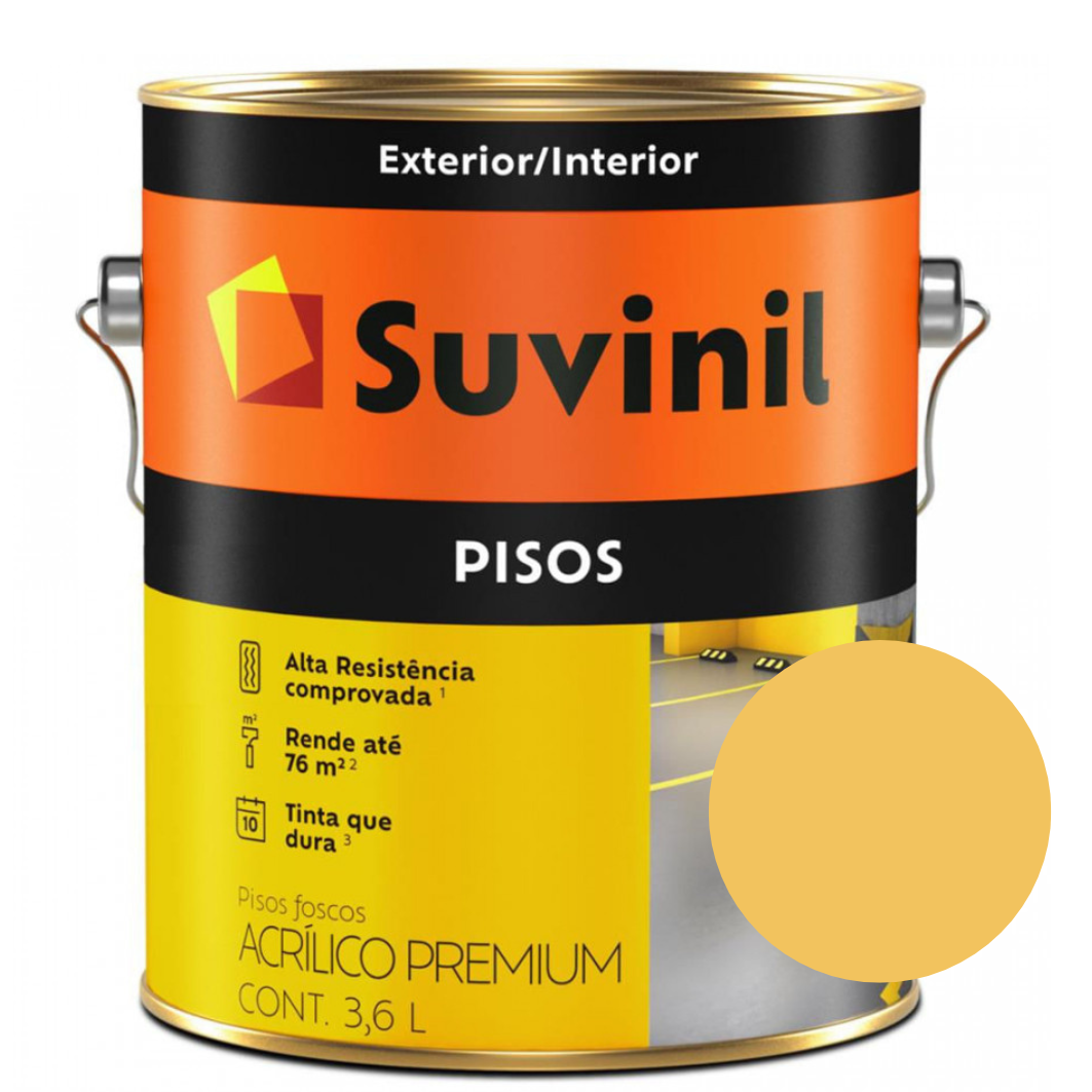 Suvinil Tinta para Pisos 3,6 L - Resistência e Durabilidade para Seus Pisos