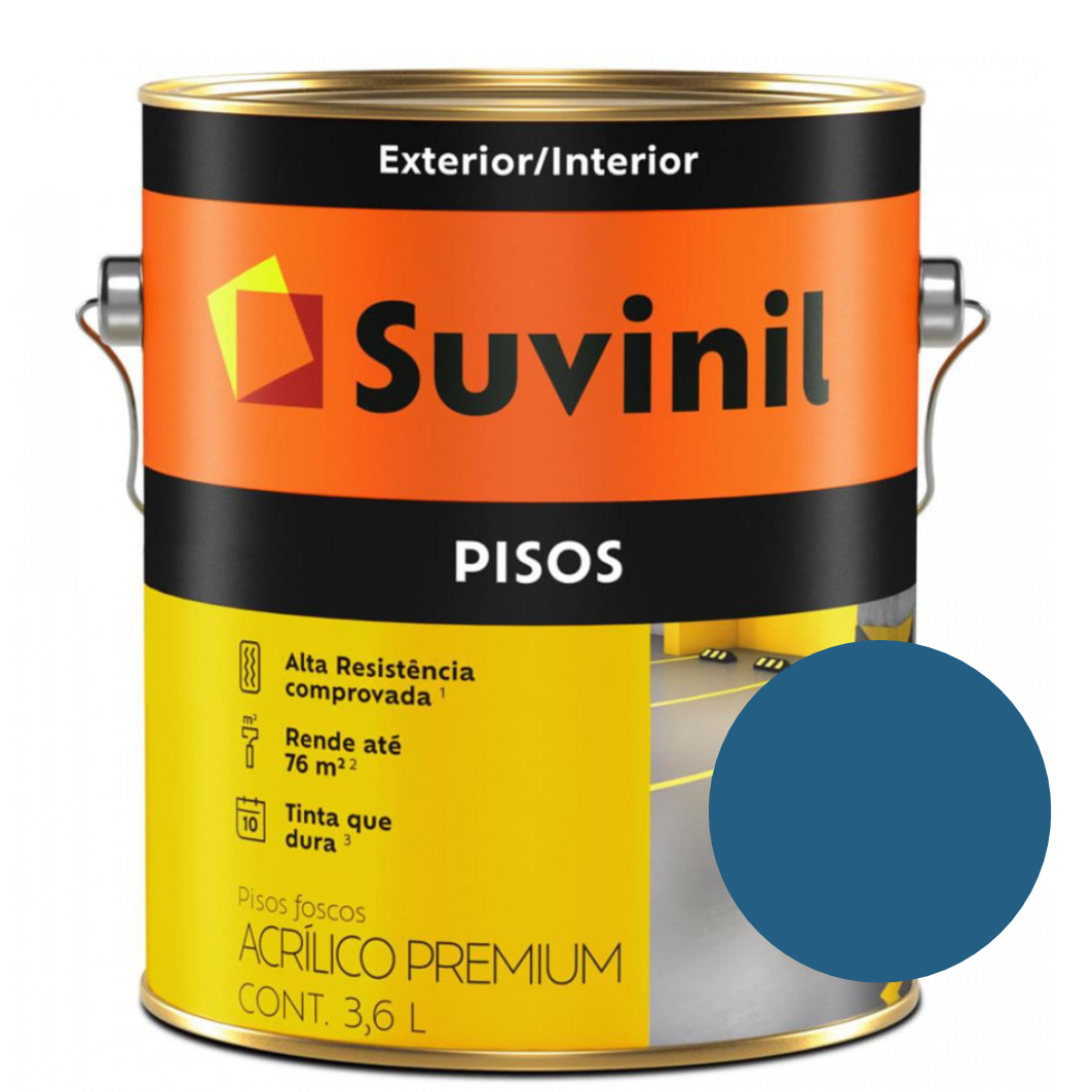 Suvinil Tinta para Pisos 3,6 L - Resistência e Durabilidade para Seus Pisos