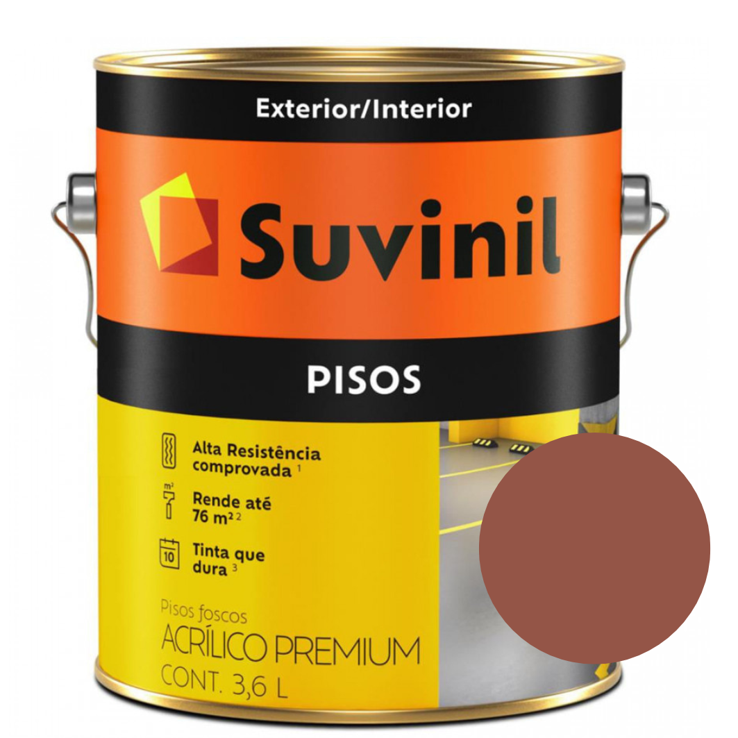 Suvinil Tinta para Pisos 3,6 L - Resistência e Durabilidade para Seus Pisos