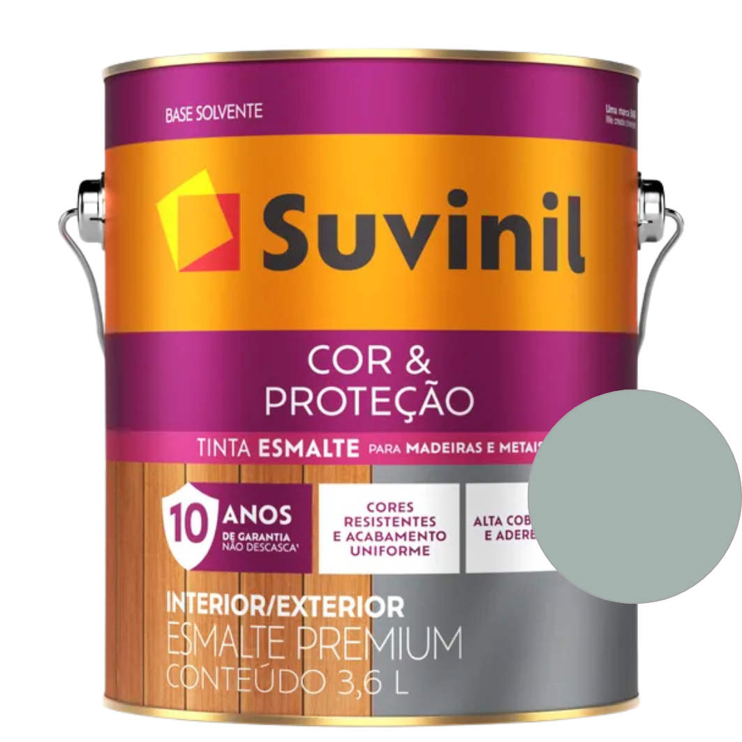 Tinta Esmalte Sintético Base Solvente  Brilhante Suvinil  3,6 L