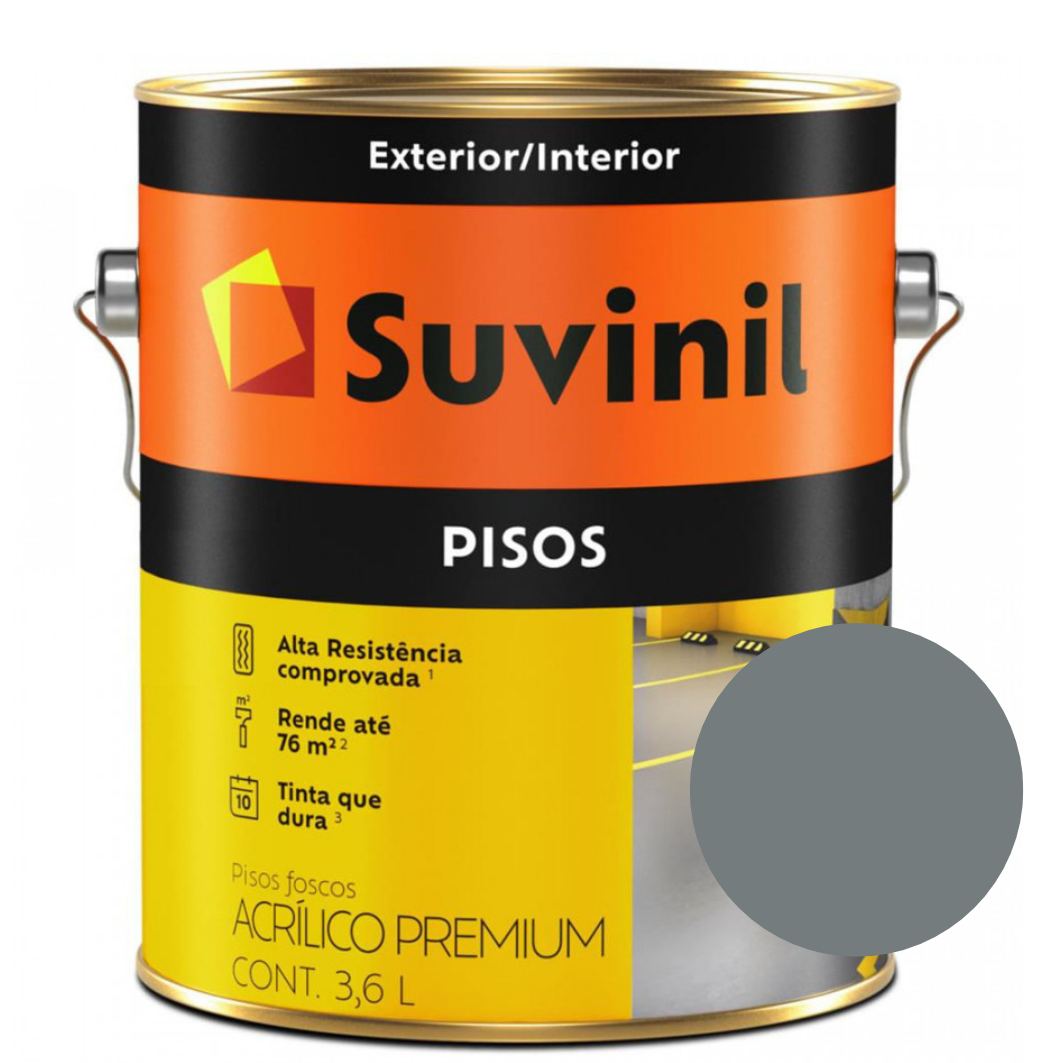 Suvinil Tinta para Pisos 3,6 L - Resistência e Durabilidade para Seus Pisos