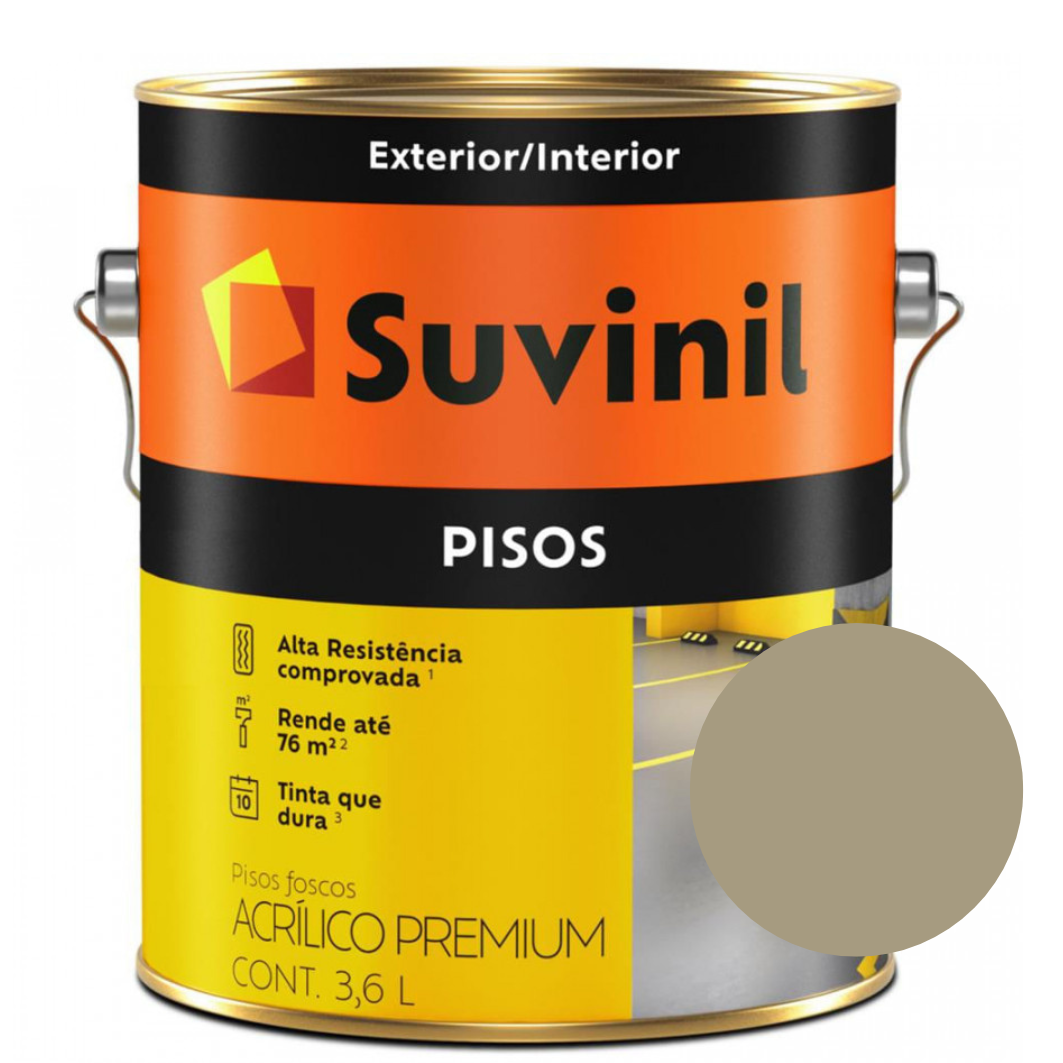 Suvinil Tinta para Pisos 3,6 L - Resistência e Durabilidade para Seus Pisos