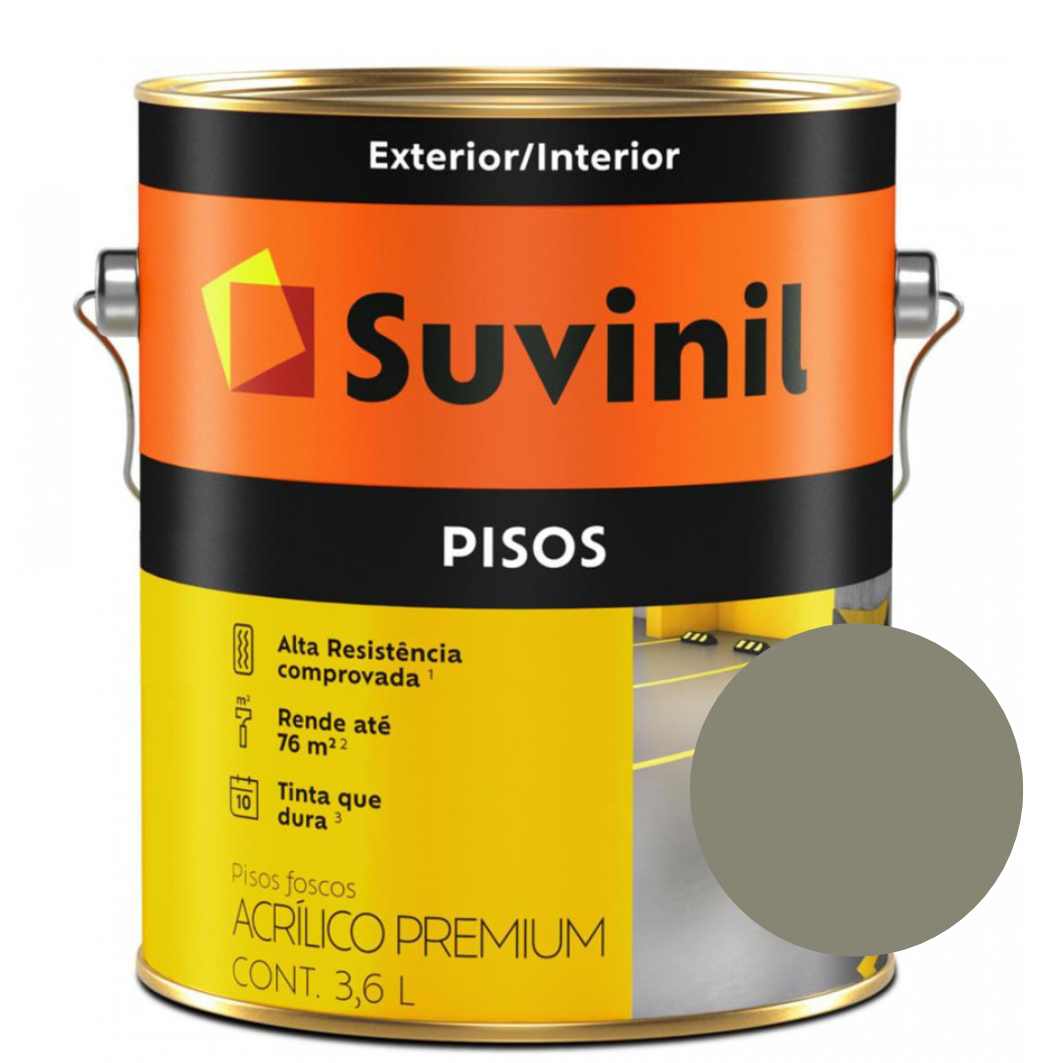 Suvinil Tinta para Pisos 3,6 L - Resistência e Durabilidade para Seus Pisos