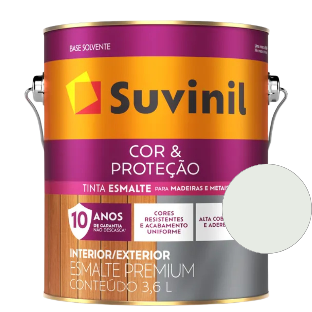 Tinta Esmalte Sintético Base Solvente  Brilhante Suvinil  3,6 L