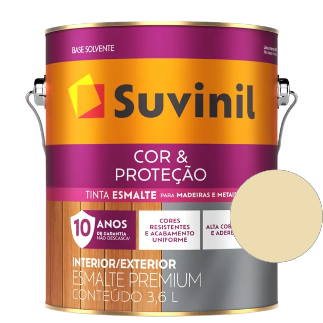 Tinta Esmalte Sintético Base Solvente  Brilhante Suvinil  3,6 L