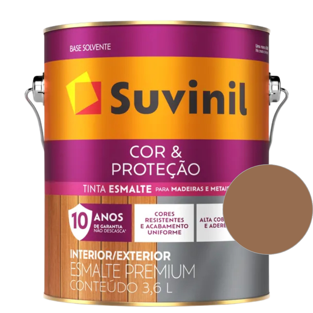 Tinta Esmalte Sintético Base Solvente  Brilhante Suvinil  3,6 L