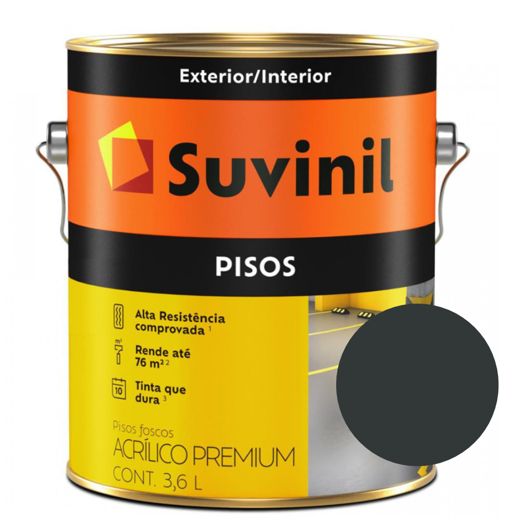 Suvinil Tinta para Pisos 3,6 L - Resistência e Durabilidade para Seus Pisos