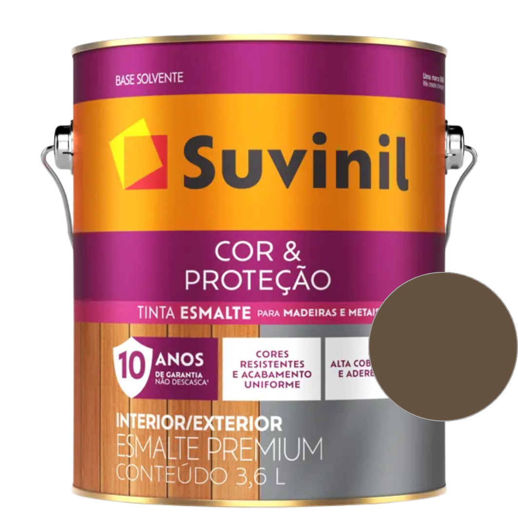 Tinta Esmalte Sintético Base Solvente  Brilhante Suvinil  3,6 L