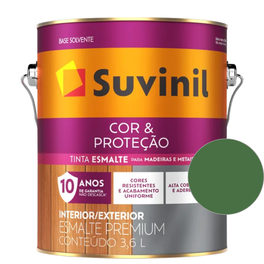 Tinta Esmalte Sintético Base Solvente  Brilhante Suvinil  3,6 L